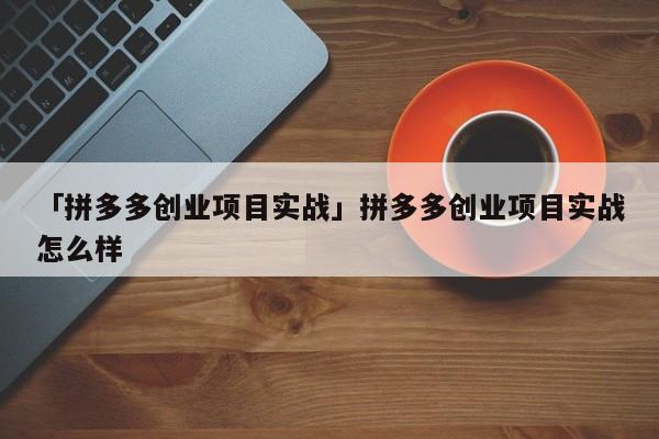 「拼多多创业项目实战」拼多多创业项目实战怎么样